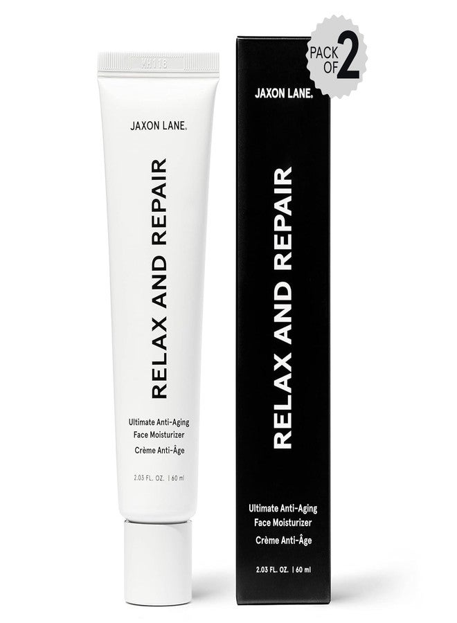 JAXON LANE RELAX AND REPAIR Anti Aging Face Moisturizer for Men | Anti Wrinkle Cream, Night Cream, Eye Cream with Niacinamide (Vitamin B3), Hyaluronic Acid, Vitamin E & Ceramides For Skin (2Tubes) - Image 1
